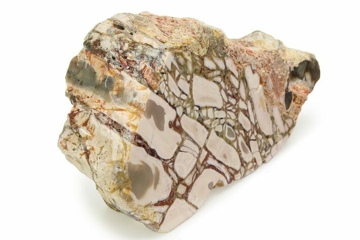 Free-Standing, Polished, Brecciated Pink Opal - Australia #353389